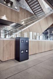 Bica Modell 951 Avfallssortering 2x45 liter Med hyllor Antracit
