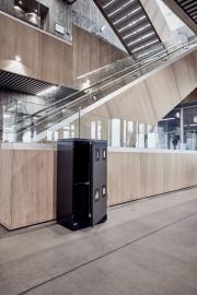 Bica Modell 951 Avfallssortering 2x45 liter Med hyllor Antracit