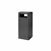 Bica Modell 5081 Avfallsbehållare 100 liter Svart antracit