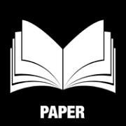 Piktogram Paper 15x15 cm Konturskuren Vit