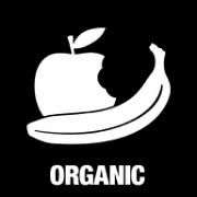 Piktogram Organic 15x15 cm Konturskuren Vit