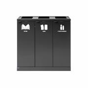 Piktogram Plastic bottles 15x15 cm Konturskuren Vit