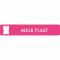 Piktogram Mjuk Plast 16x3 cm Självhäftande Rosa