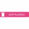 Piktogram Soft plastics 16x3 cm Självhäftande Rosa