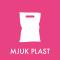 Piktogram Mjuk Plast 12x12 cm Magnetisk Rosa