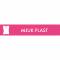 Piktogram Mjuk plast 16x3 cm Magnetisk Rosa