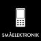 Piktogram Småelektronik 12x12 cm Magnetisk Svart