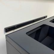 Bica Modell 618 Avfallssortering 1x65 + 1x95 Liter Öppna inkast Antracit