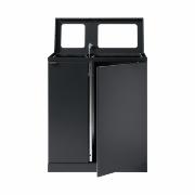 Bica Modell 618 Avfallssortering 1x65 + 1x95 Liter Öppna inkast Antracit
