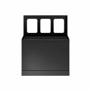 Bica Modell 830 Avfallssortering 3x10 liter Öppna inkast Antracit