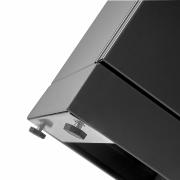 Bica Modell 859 Avfallsbehållare 95 liter Automatisk stängning Antracit