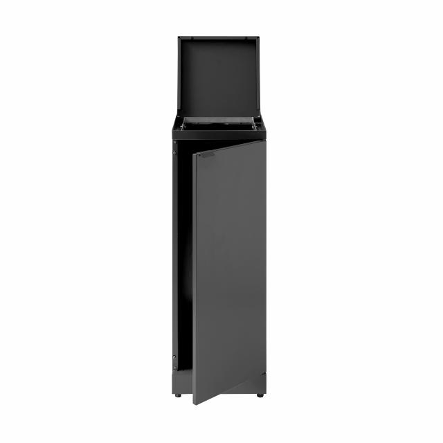 Bica Modell 860 Avfallsbehållare 65 liter Lyftbart lock Antracit
