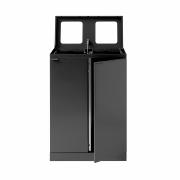 Bica Modell 867 Avfallssortering 2x65 liter Öppna inkast Antracit