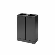 Bica Modell 871 Avfallssortering 2x45 liter Öppna inkast Antracit
