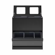 Bica Modell 880 Avfallssortering 80 liter Upp till 11 fraktioner Antracit