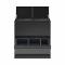 Bica Modell 881 Avfallssortering 80 liter Lyftbart lock/Upp till 11 fraktioner Antracit