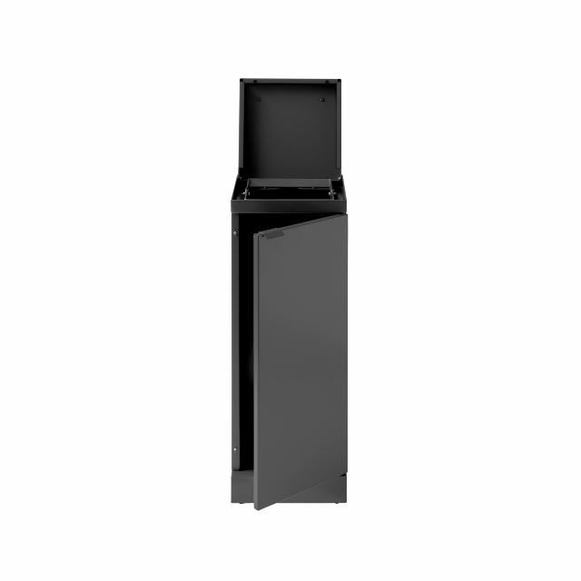 Bica Modell 885 Avfallsbehållare 45 liter Lyftbart lock Antracit