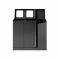 Bica Modell 887 Avfallssortering 3x45 liter Lyftbart lock/öppna inkast Antracit