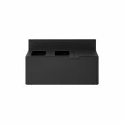 Bica Modell 912 Avfallssortering 3x15 liter Lyftbart lock/Vägghängd Antracit