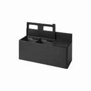 Bica Modell 912 Avfallssortering 3x15 liter Lyftbart lock/Vägghängd Antracit
