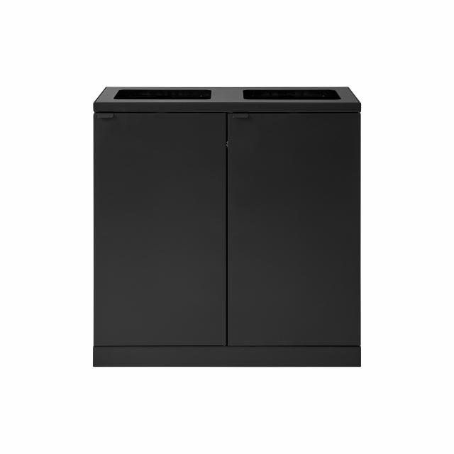 Bica Modell 953 Avfallssortering 2x95 liter Öppna inkast Antracit 