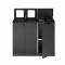 Bica Modell 955 Avfallssortering 2x65 + 2x45 liter Med hyllor och lock Antracit
