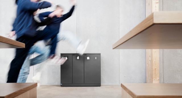 Källsortering i en skola