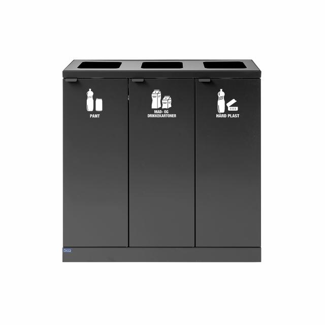Piktogram Hård plast 15x15 cm Konturskuren Vit