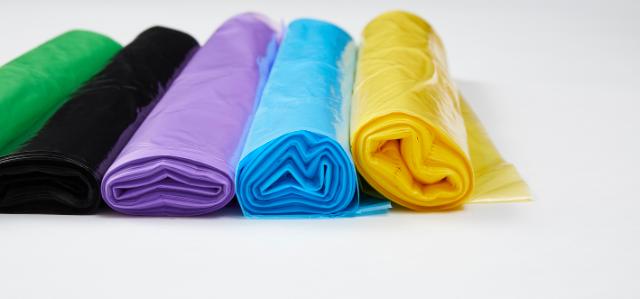 Bica Plastpåsar 25 liter LDPE, virgin Svart