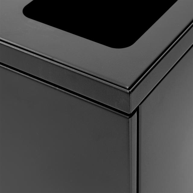 Bica Modell 871 Avfallssortering 2x45 liter Öppna inkast Antracit