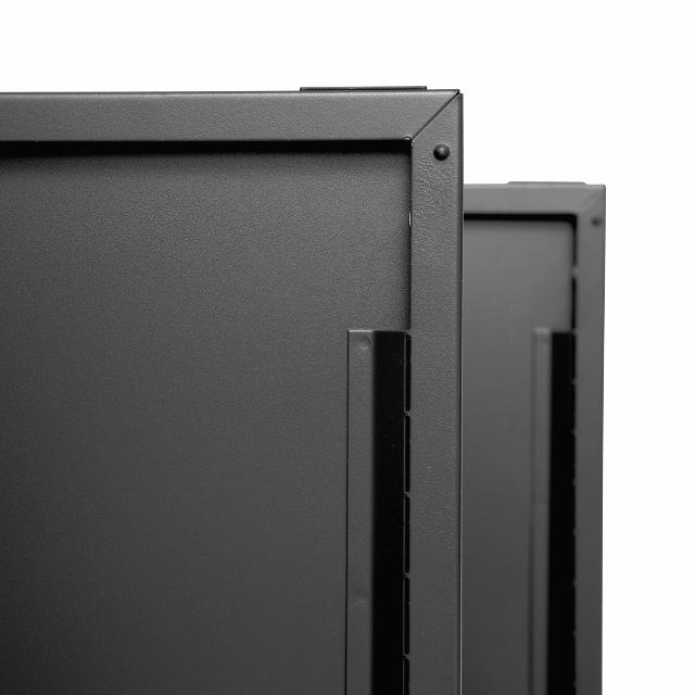 Bica Modell 874 Avfallssortering 2x65 liter Lyftbart lock/öppet inkast Antracit