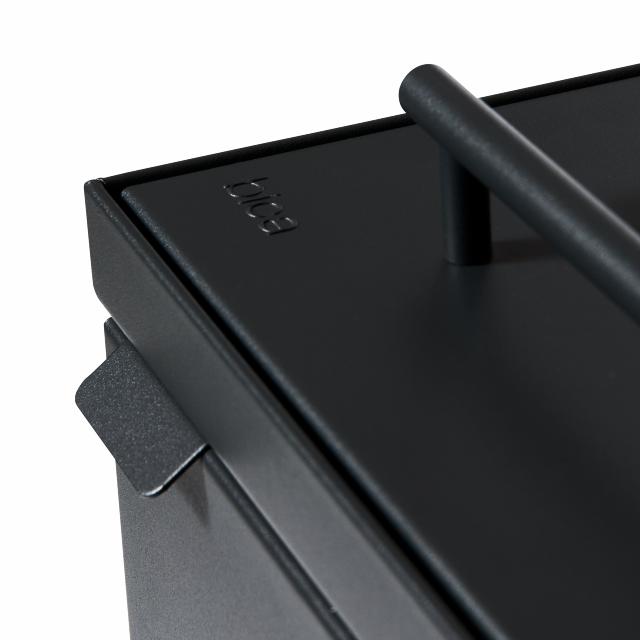 Bica Modell 876 Avfallssortering 3x65 liter Lyftbart lock Antracit