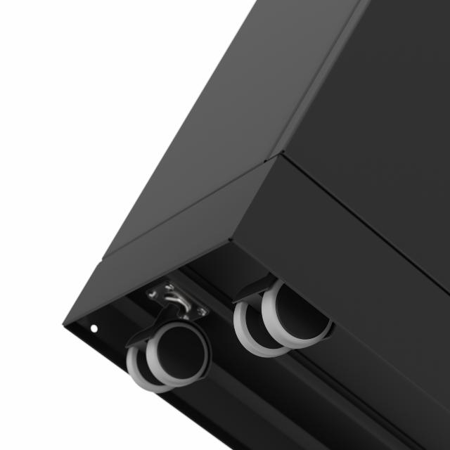 Bica Modell 955 Avfallssortering 2x65 + 2x45 liter Med hyllor och lock Antracit